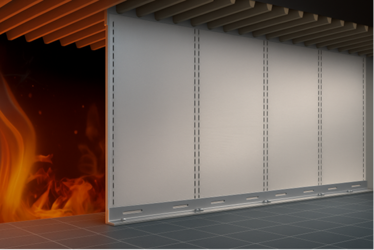 Fire Shield 60-0 Superlight Fire Barrier | EN-Tested Smoke Curtain