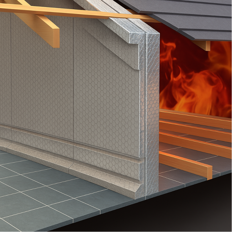 Stone Shield Fire Barrier EN Foil 2 Side | Dual-Foil Fire Protection